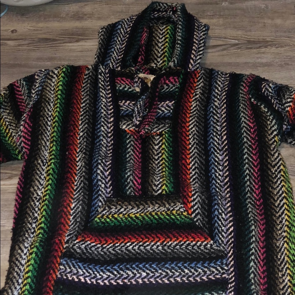 Knitted hoodie